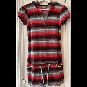 Juicy Couture Terry zip-up romper, size petite